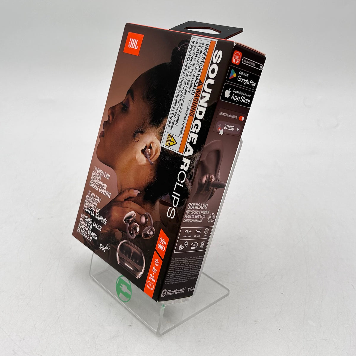 New JBL Soundgear Clips Open Ear True Wireless Earbuds Copper JBLSNDGEARCLCOPAM