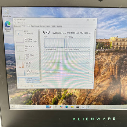 Alienware 15 R4 15.6" i9-8950HK 2.9GHz 32GB RAM 512GB SSD 1TB HDD GTX1080