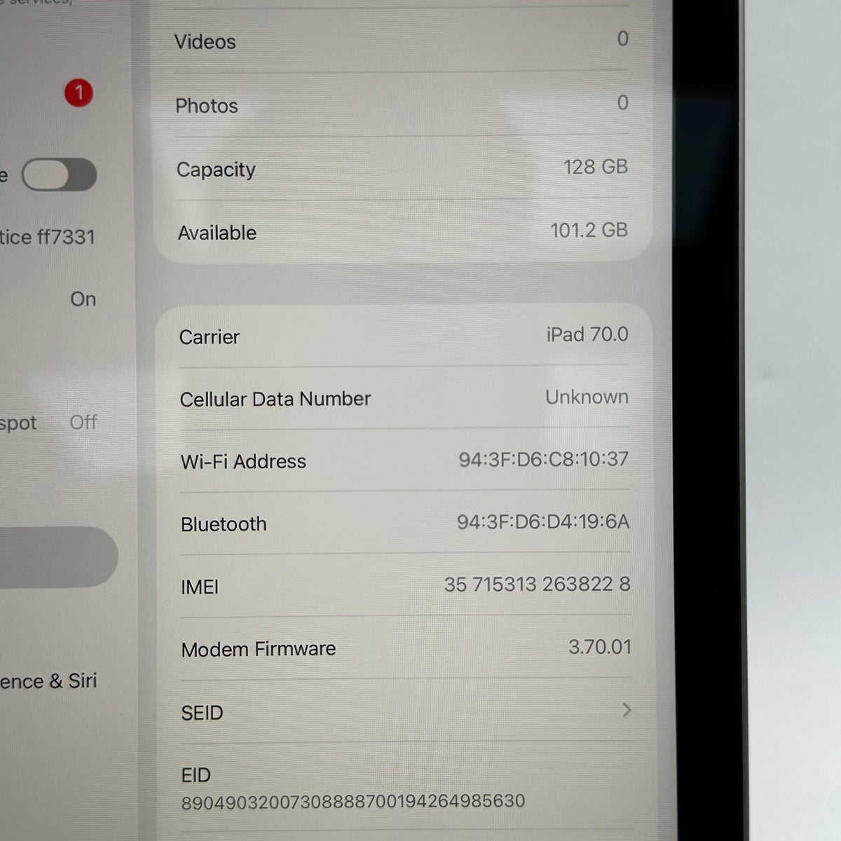 Factory Unlocked Apple iPad Mini (A17 Pro) 128GB Space Gray MXPN3LL/A