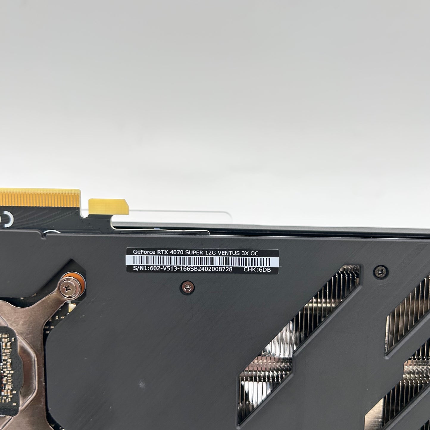 MSI GeForce RTX 4070 Super Ventus 3X OC 12GB GDDR6X Graphics Card 