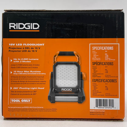 New Rigid R86902B 18V Led FloodLight