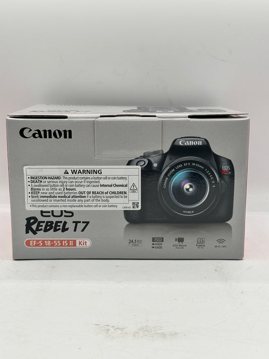 New Canon EOS Rebel T7 24.1MP Digital SLR DSLR Camera