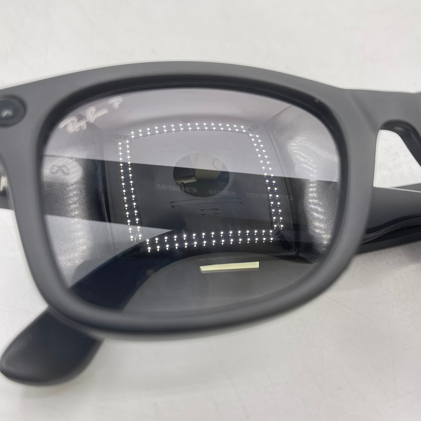 Ray-Ban Meta Wayfarer Gen 1 Matte Black Polarized RW4008 601ST3 AI Smart Glasses