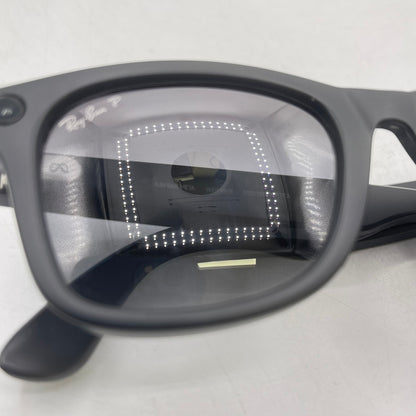 Ray-Ban Meta Wayfarer Gen 1 Matte Black Polarized RW4008 601ST3 AI Smart Glasses