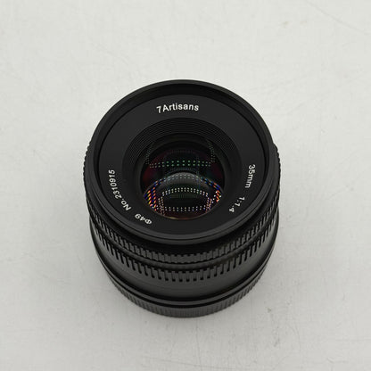 7Artisans Standard Prime Lens 35mm f/1.4 For Canon EF-M Mount