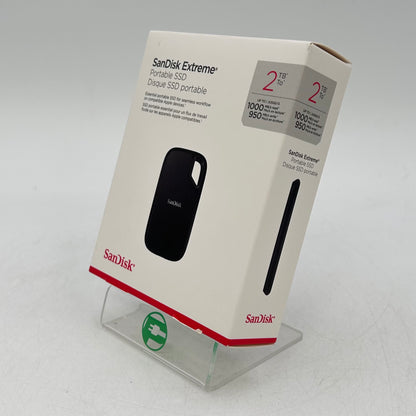 New SanDisk Portable Extreme Portable SSD 2TB USB-C to USB-C SSD SDSSDE62-2T00