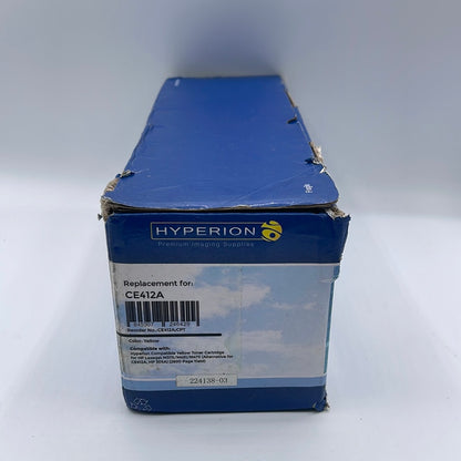 New Hyperion CE412A 224138-03 Yellow Replacement Cartridge