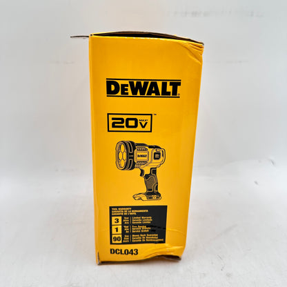 New DeWalt DCL043 20V MAX Jobsite LED Spotlight