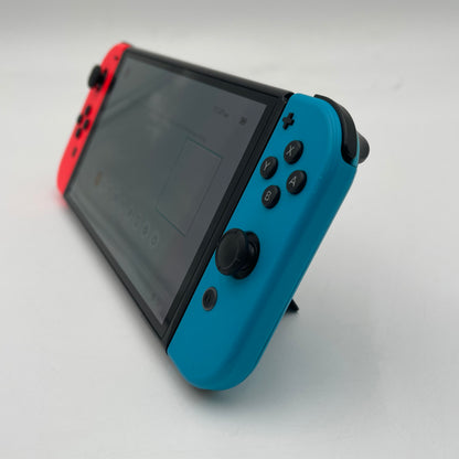 Nintendo Switch OLED Video Game Console HEG-001 Red/Blue