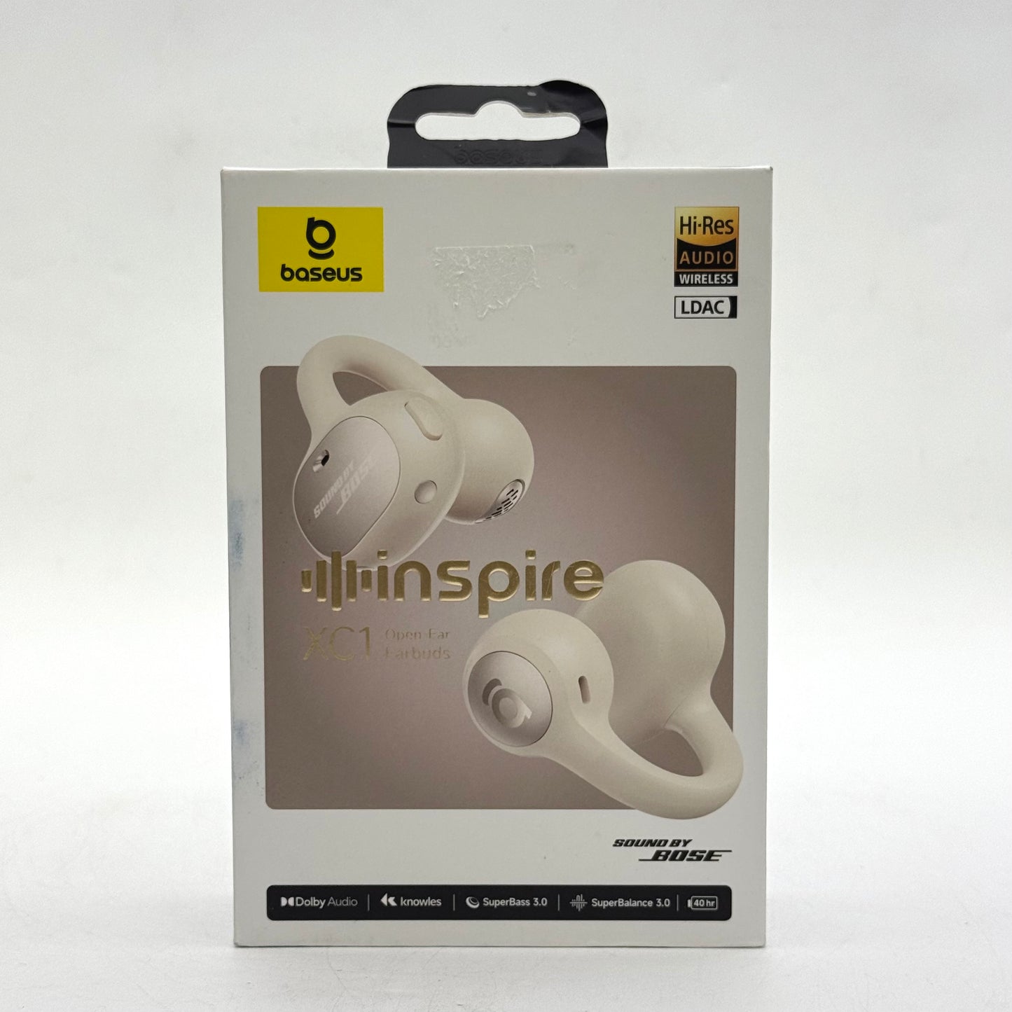 New Baseus Inspire XC1 Open Ear True Wireless Earbuds White A01028