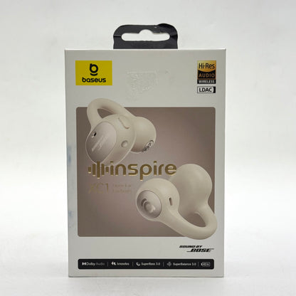 New Baseus Inspire XC1 Open Ear True Wireless Earbuds White A01028