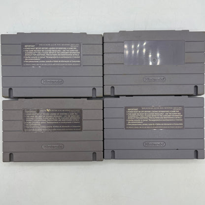Lot of 4 Super Nintendo SNES Games MVP, Ken Griiffey, NFL, Super Play