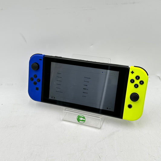 Nintendo Switch v1 Video Game Console HAC-001 Purple/Yellow READ