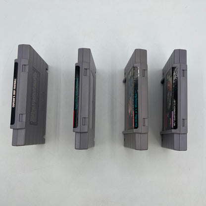 Lot of 4 Super Nintendo SNES Games MVP, Ken Griiffey, NFL, Super Play