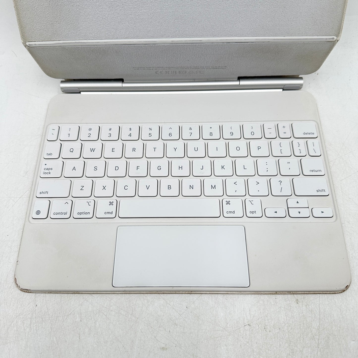 Apple Magic Keyboard for iPad Pro 11" Keyboard Folio Case White A2261 - Stained
