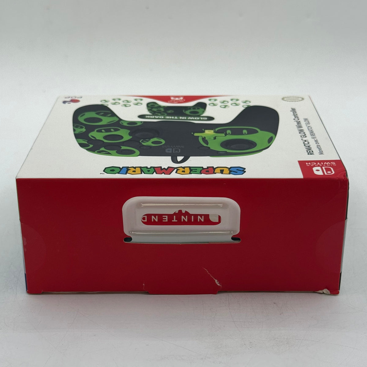 New PDP Rematch Glow Wired Glow In The Dark Controller Black