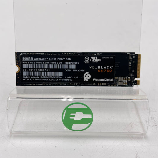 Western Digital WD 2280mm WD_Black 500GB M.2 NVMe Gen 3.0 x 4 SSD SN750