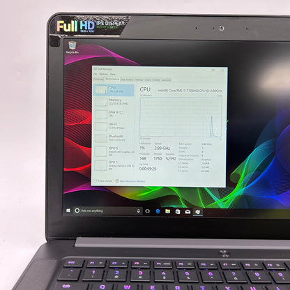 Razer Blade 14 RZ09-01953E71 14" i7-7700HQ 16GB RAM 256GB SSD GeForce GTX 1060