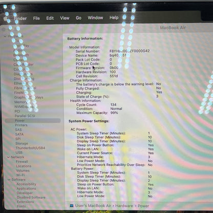 2025 Apple MacBook Air 13.6" M4 8C GPU 4.5GHz 16GB RAM 256GB SSD A3240