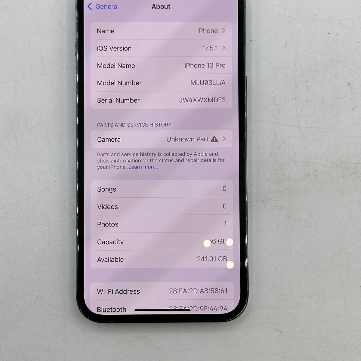 Factory Unlocked Apple iPhone 13 Pro 256GB Sierra Blue MLU03LL/A