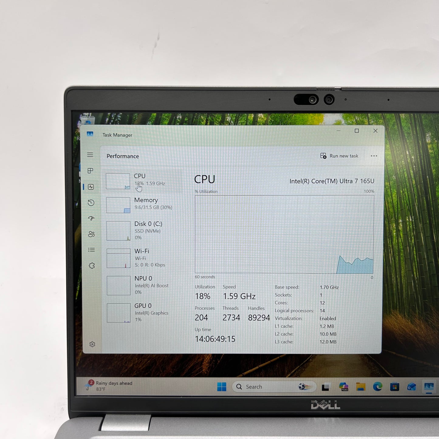 Dell Latitude 5450 14" Core Ultra 7 165U 1.7GHz 32GB RAM 512GB SSD