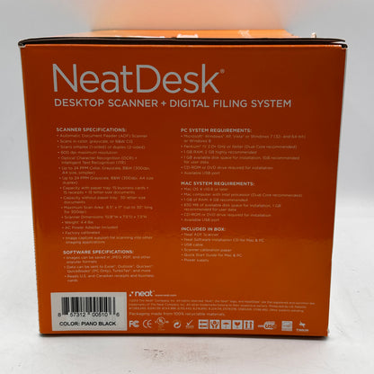 New NeatDesk Desktop Scanner  + Digital Filing System Ub40842