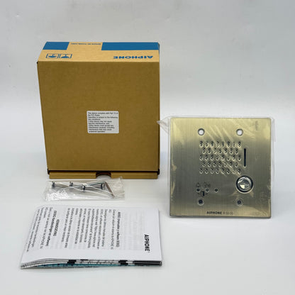 New AiPhone SIP Compatible Flush Mounted IP Audio Door Station IX-SS-2G