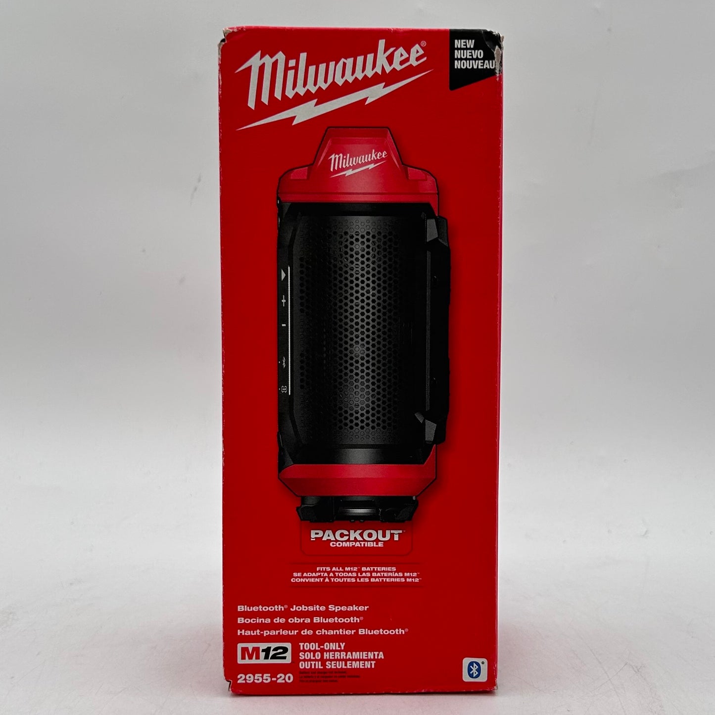 New Milwaukee 2955-20 M12 12V Bletooth Jobsite Speaker