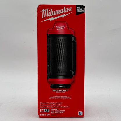 New Milwaukee 2955-20 M12 12V Bletooth Jobsite Speaker