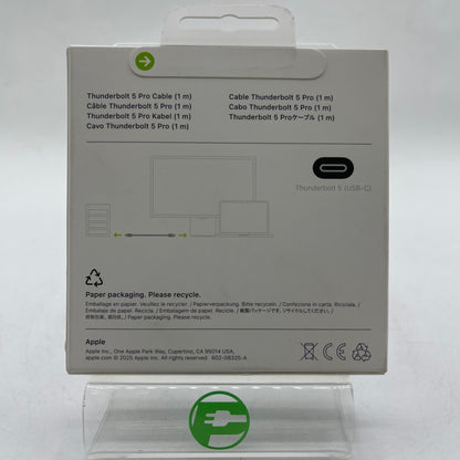 New Apple Thunderbolt 5 Black MDW94AM/A USB- C Cable
