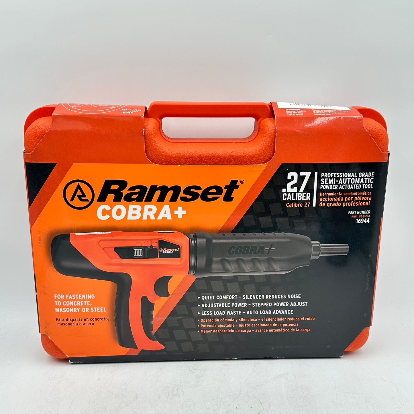New Ramset Cobra+ 16944 0.27 Caliber Semi-Automatic Powder-Actuated Tool