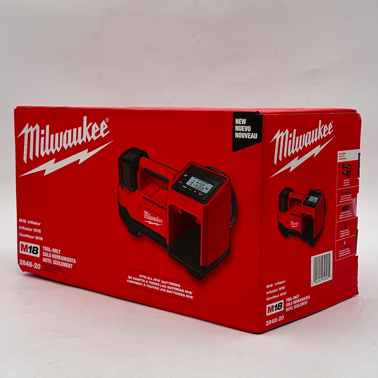 New Milwaukee 2848-20 M18 18V Compact Inflator