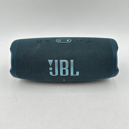 JBL Charge 5 Portable Waterproof Bluetooth Speaker Blue JBLCHARGEBLUAM