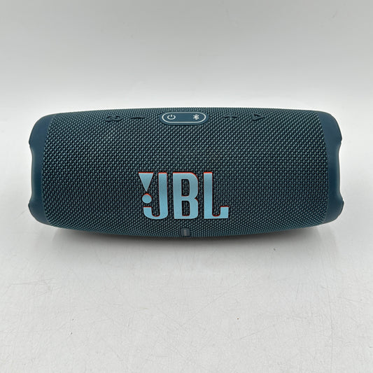 JBL Charge 5 Portable Waterproof Bluetooth Speaker Blue JBLCHARGEBLUAM