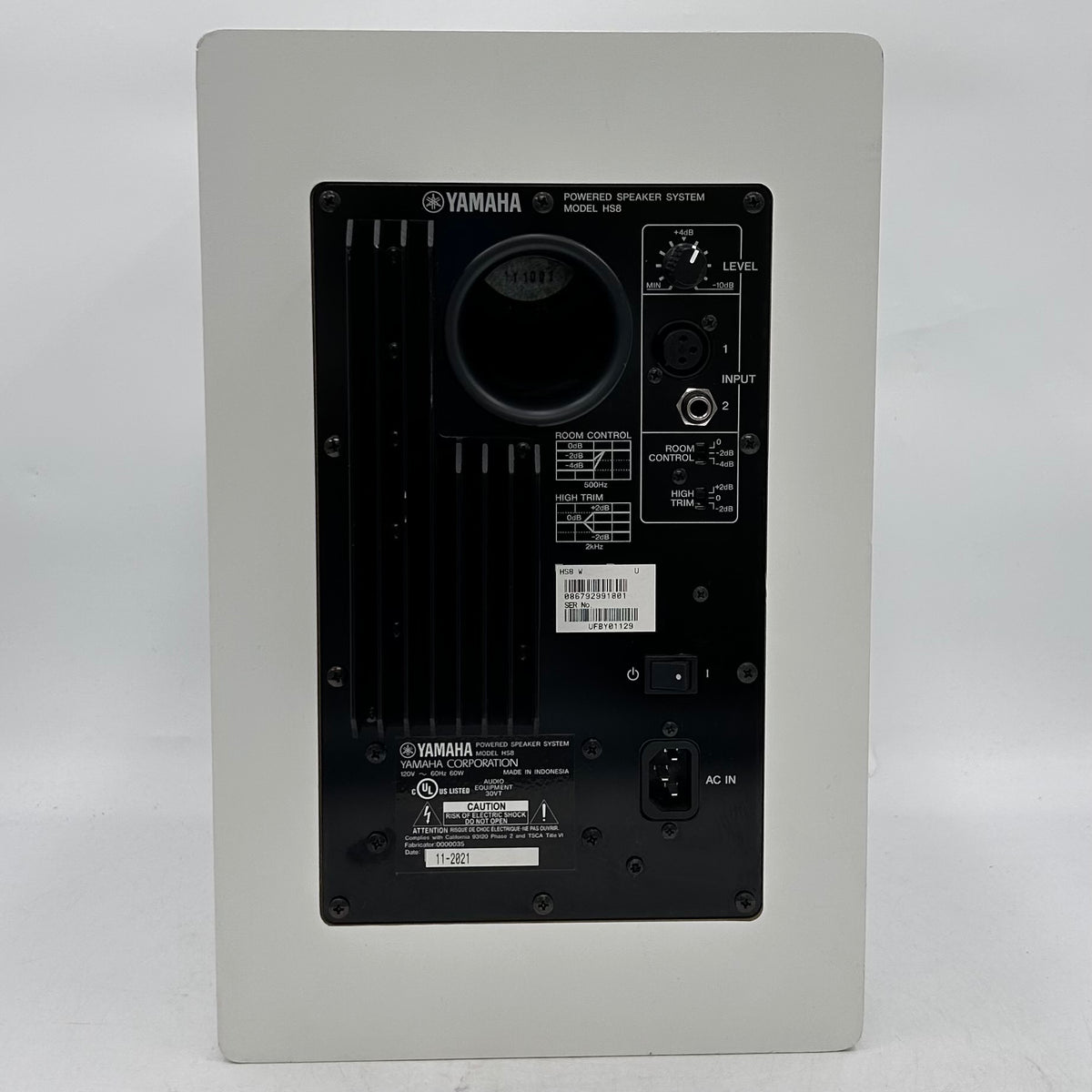 Yamaha HS8 2-Way Speaker System White HS8W