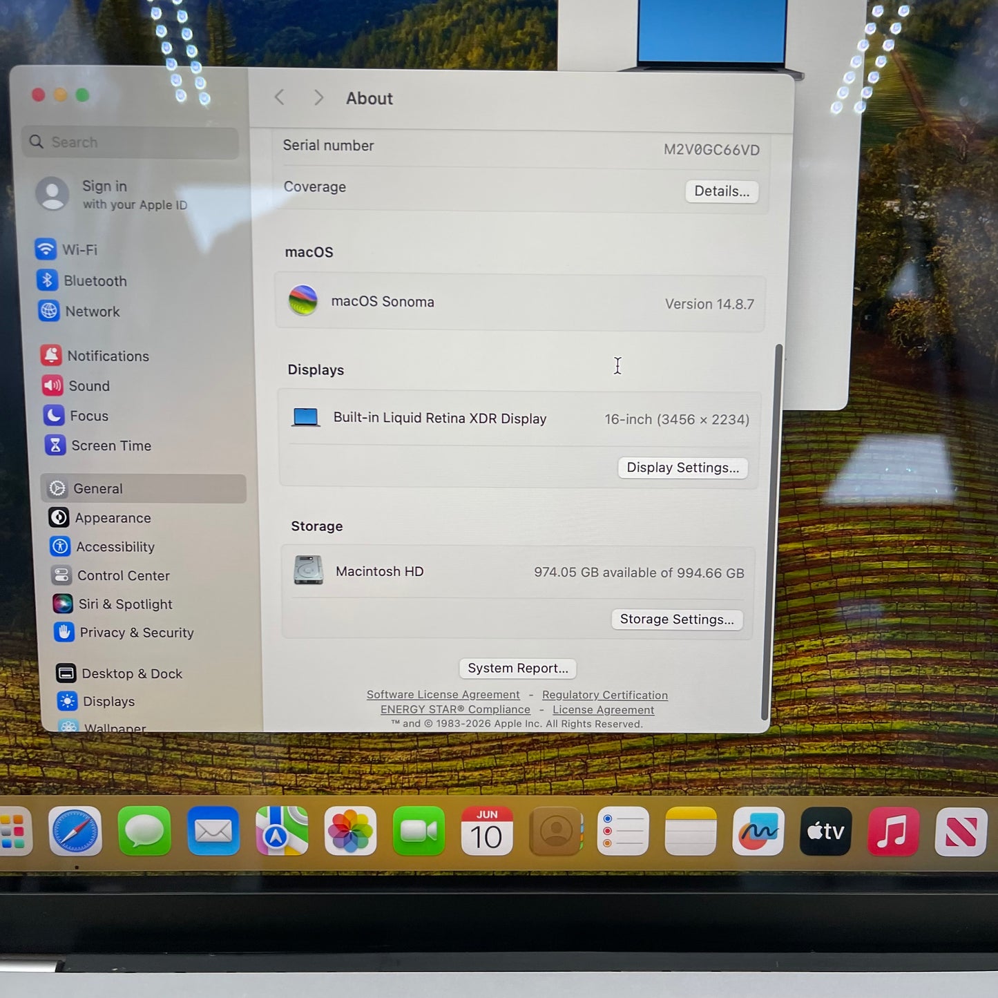 2023 Apple MacBook Pro 16" M2 Pro 19C GPU 3.5GHz 16GB RAM 1TB SSD A2780