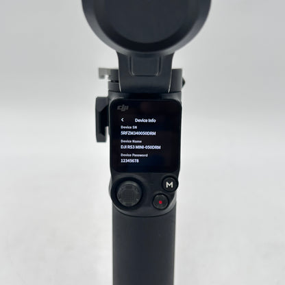 DJI  RS3 Mini 3-Axis Camera Gimbal Stabilizer CP.RM.00000294.01