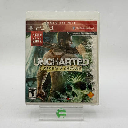 Uncharted: Drake's Fortune (Sony PlayStation 3 PS3, 2007)