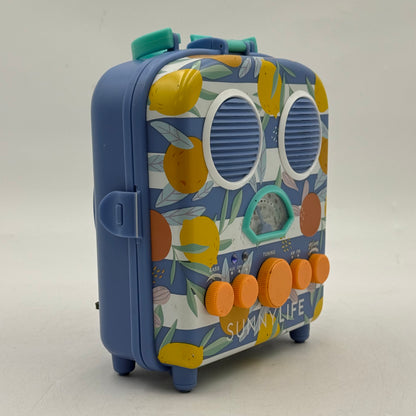 SunnyLife AM/FM Stereo 2-Band Radio Receiver Bluetooth Speaker Blue FSR928BT