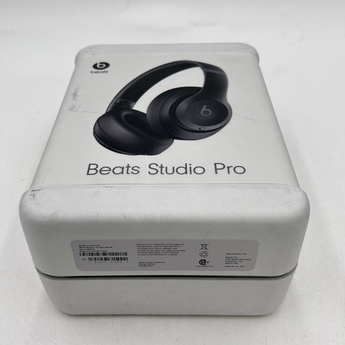 New Beats Studio Pro Wireless Over-Ear Bluetooth Headphones Black MQTP3LL/A