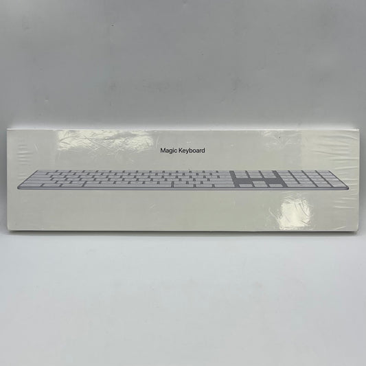 New Apple Magic Keyboard With Numeric Keypad White A1843
