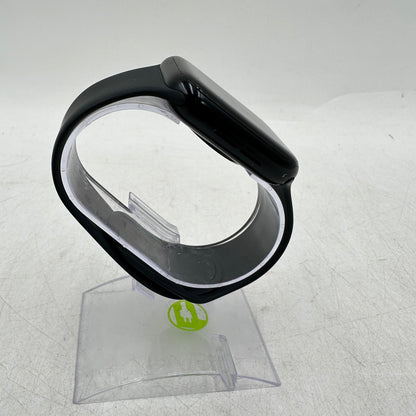 GPS Only Apple Watch SE 2nd Gen 44MM Black Aluminum Black Sport Band A2723