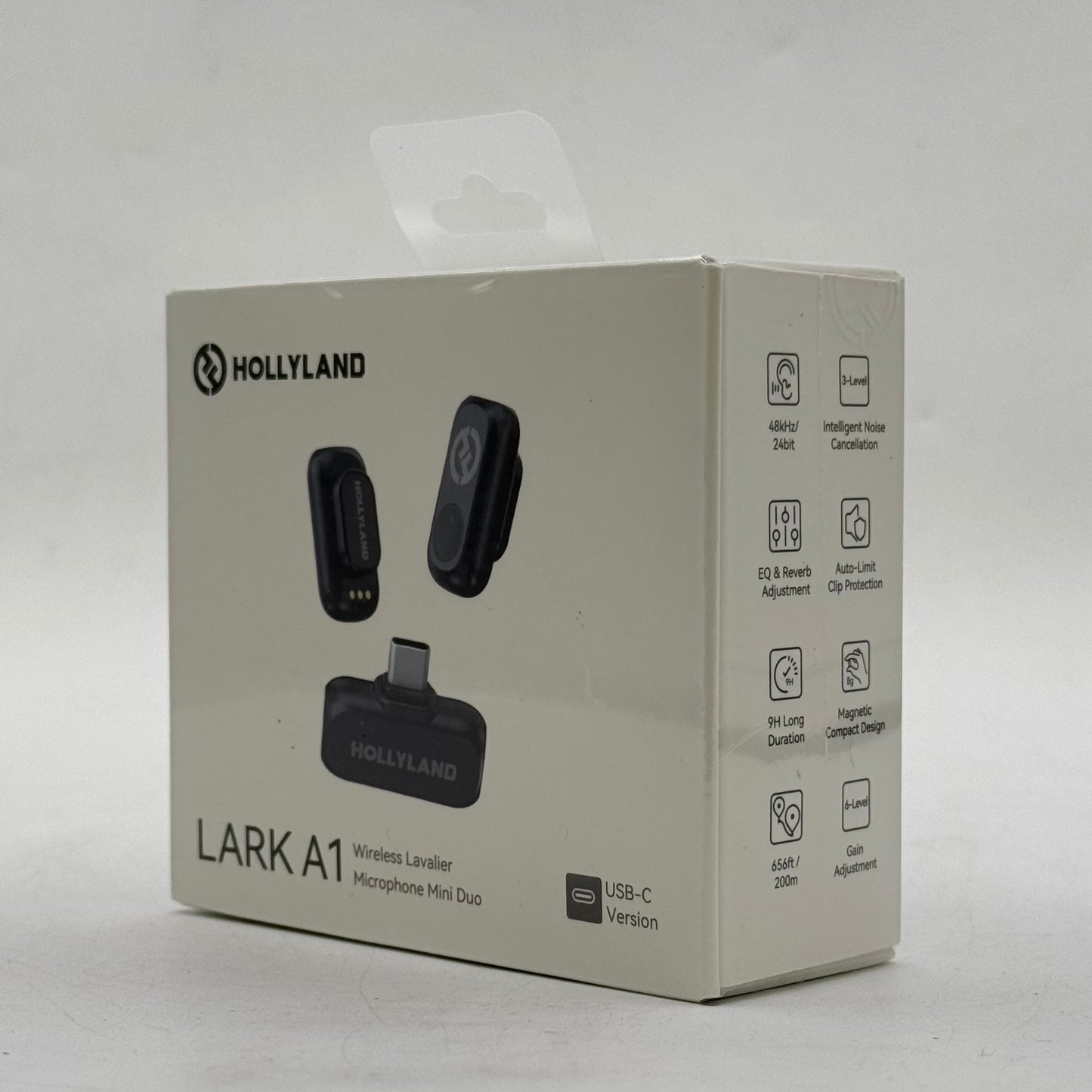 New Hollyland Lark A1 20Hz - 20kHz Wireless Lavalier Microphone System M18T