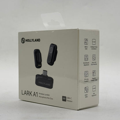 New Hollyland Lark A1 20Hz - 20kHz Wireless Lavalier Microphone System M18T