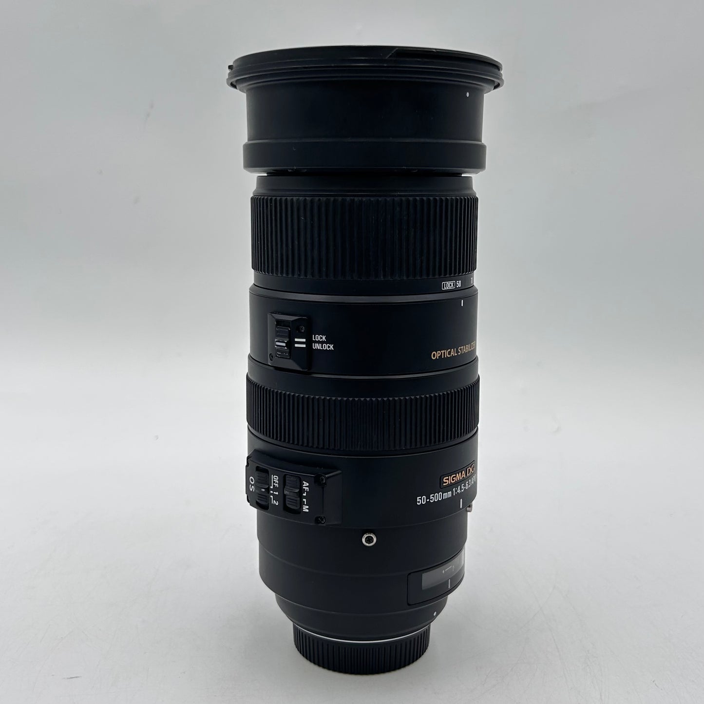 Sigma Optical Stabilizer 50-500m f/4.5-6.3 For Nikon F Mount Auto & Manual Lens