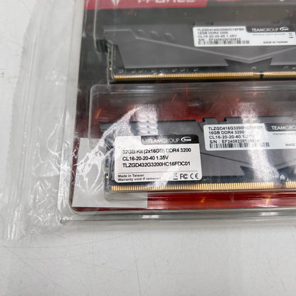 New TeamGroup T-Force Vulcan Z 32GB (2x16GB) RAM DDR4 3200MHz 