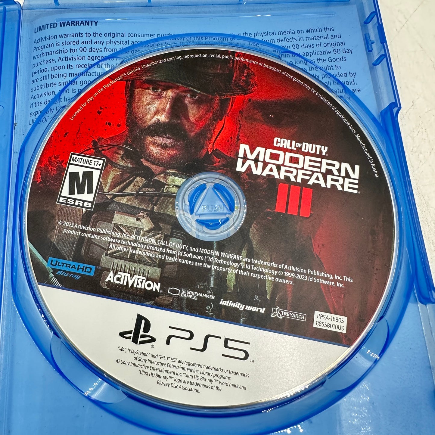 Call of Duty: Modern Warfare III (Sony PlayStation 5 PS5, 2023)