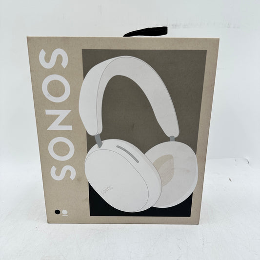 New Sonos Ace Noise-Cancelling Wireless Over-Ear Headphones Soft White ACEG1US1
