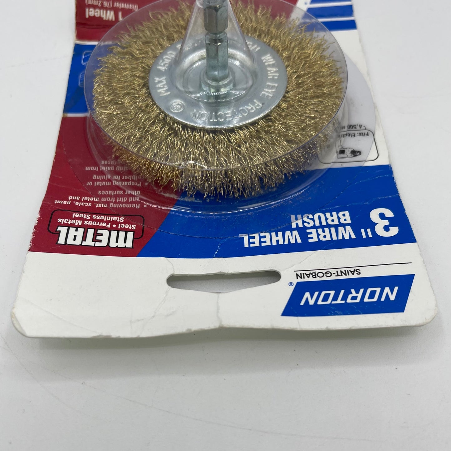 New Norton 3" Wire Wheel Brush 50587-038