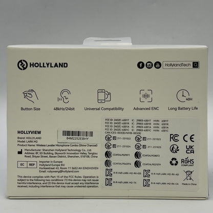 New Hollyland LARK M2 Wireless Lavalier Microphone